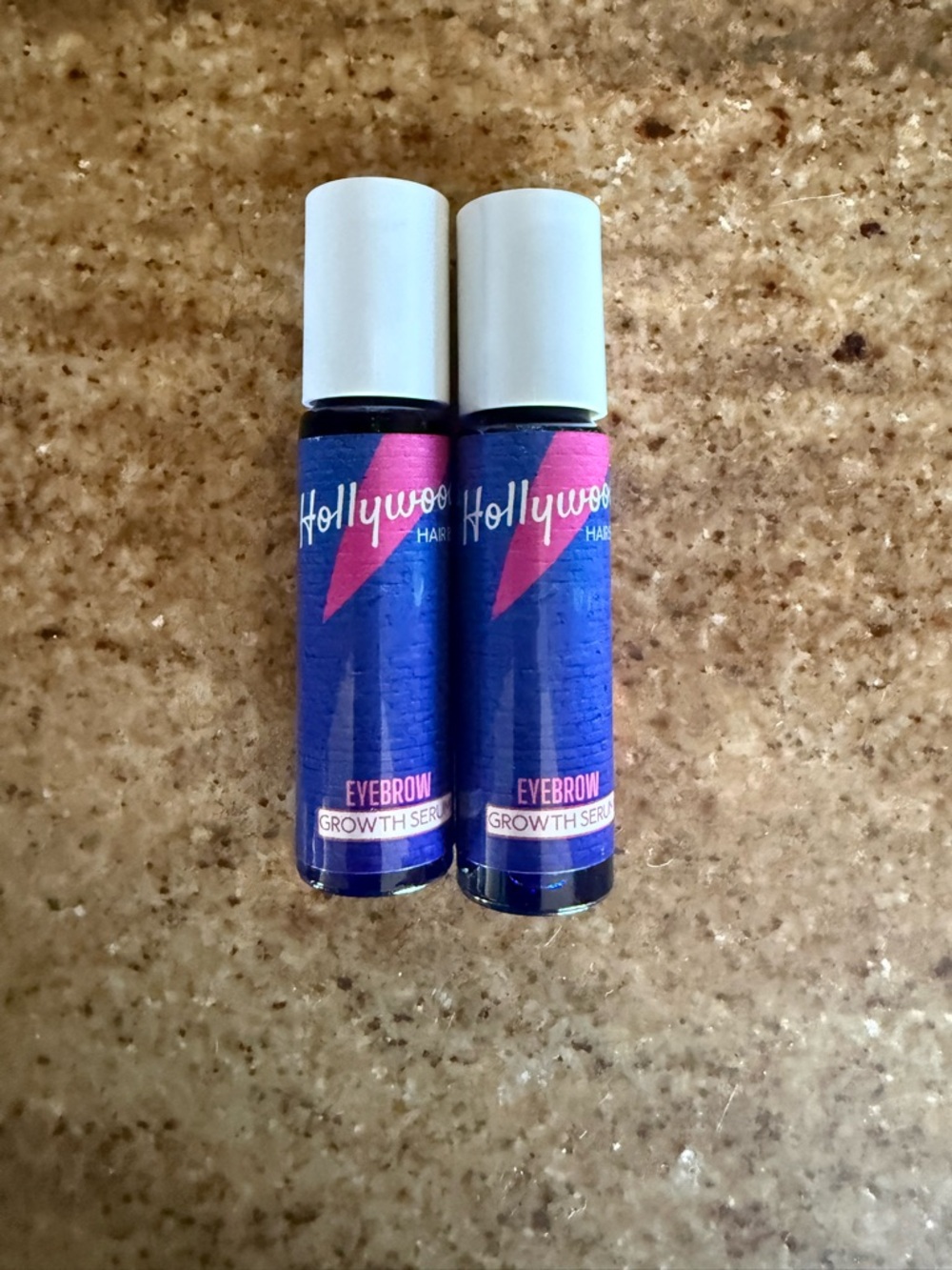 New 2X Hollywood Hair Bar Eyebrow Growth Serum 0.5oz Each